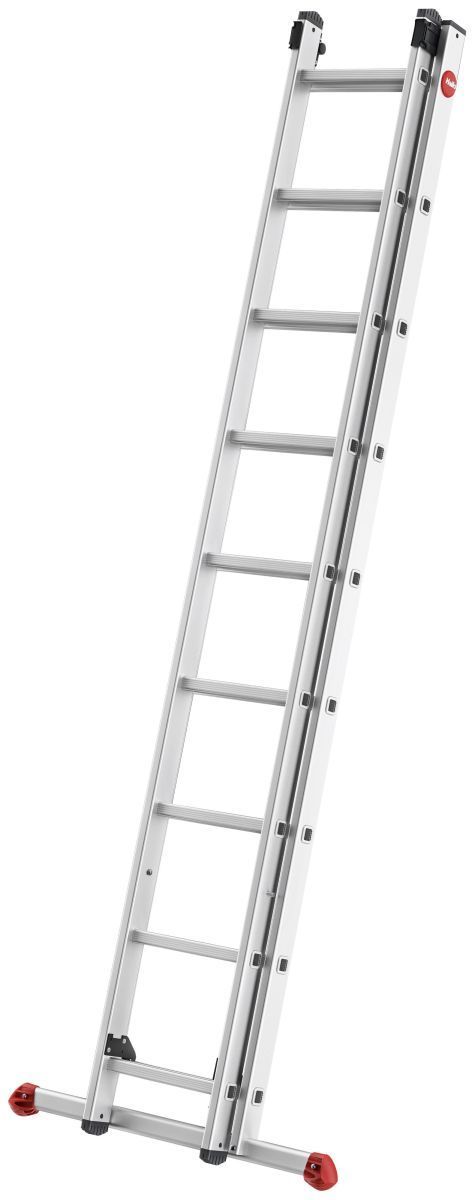 Hailo S80 ProfiStep duo Alu-Teleskopleiter mit 2 x 9 Sprossen, Sprossenweise verstellbar Produktabbildung