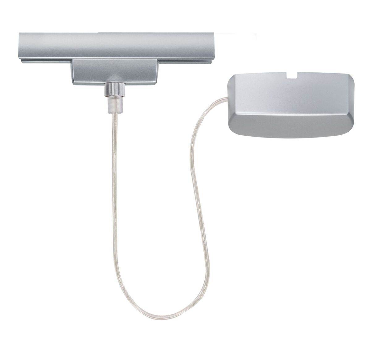 Paulmann URail Einspeisung, Schienensystem Zubehör, 230V, Metall, inkl 2 Endkappen, Chrom Matt Produktabbildung