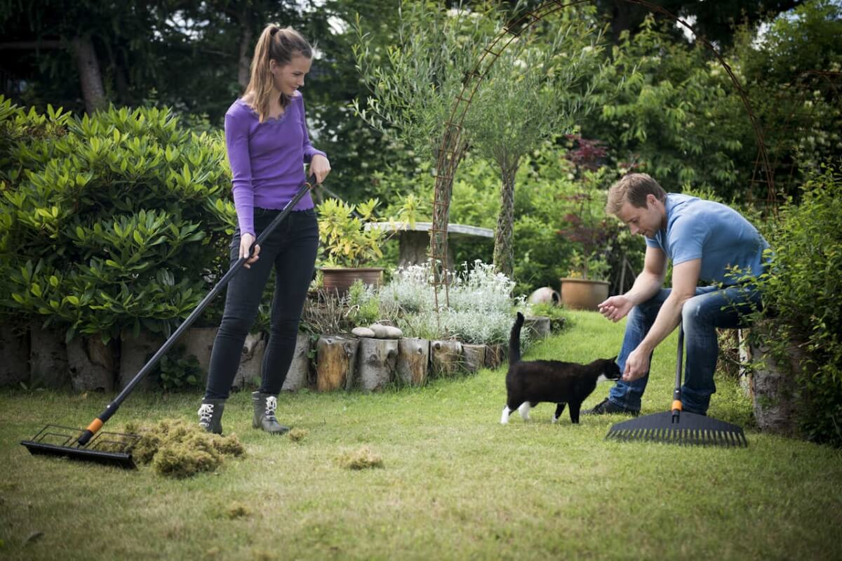 Fiskars QuikFit Rasenlüfter, Stecksystem, Modular, Gartenwerkzeug, Aufsätze und Zubehör Produktabbildung 4