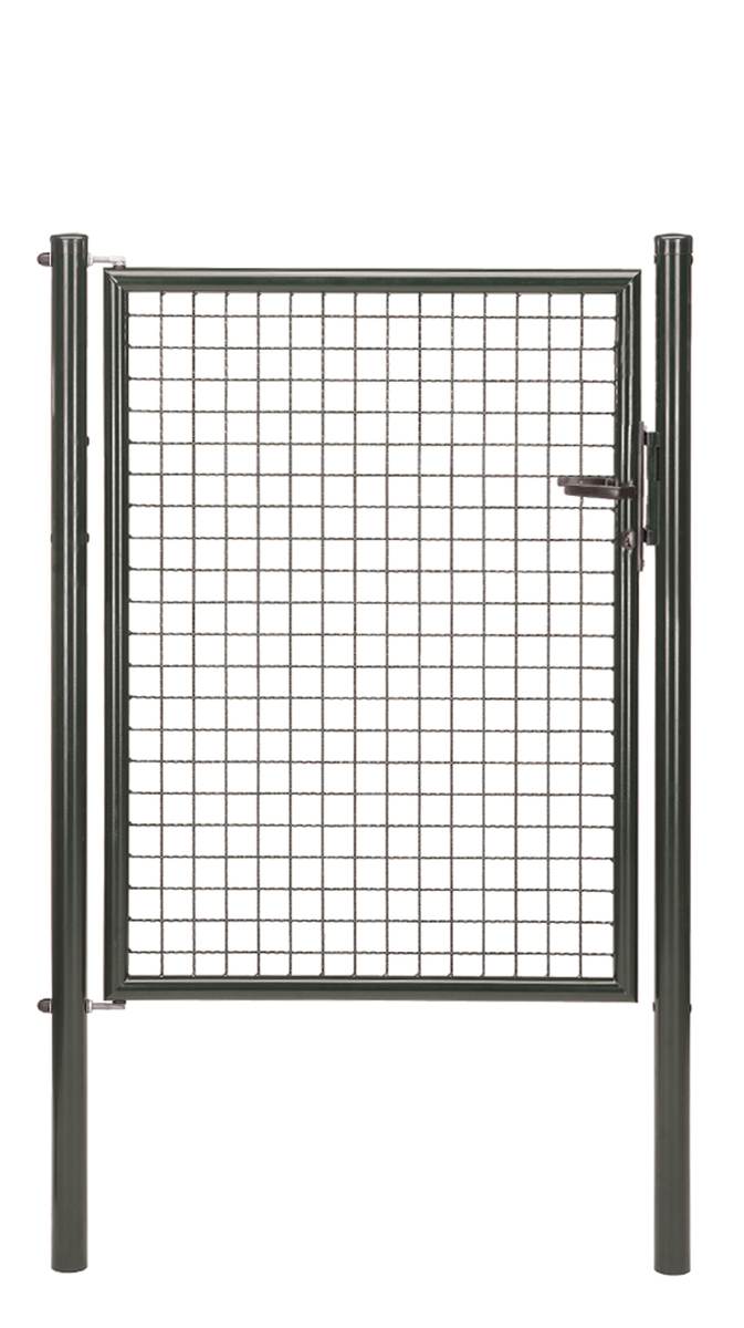 Alberts Wellengitter-Einzeltor, Maschendraht + Fix-Clip Tor, Anthrazit, 100 x 125 cm, Gartentor Produktabbildung