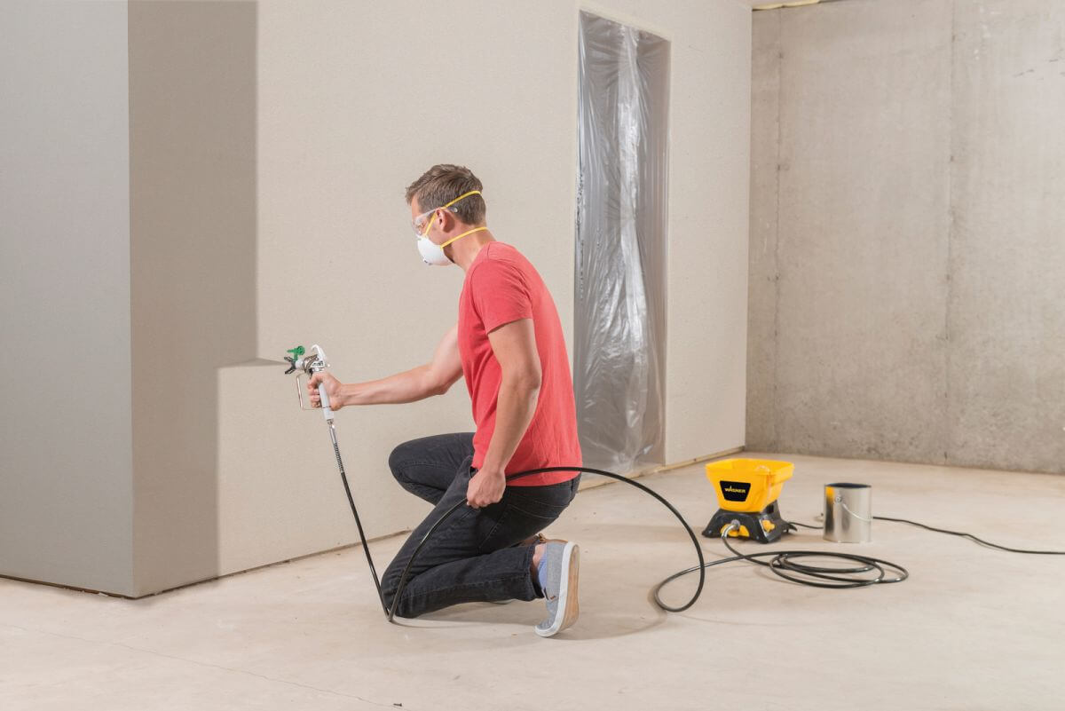 WAGNER HEA Control 150 M | Airless Farbsprühsystem | integrierter 5,5 L Behälter | 7,5 m Schlauch Produktabbildung 3