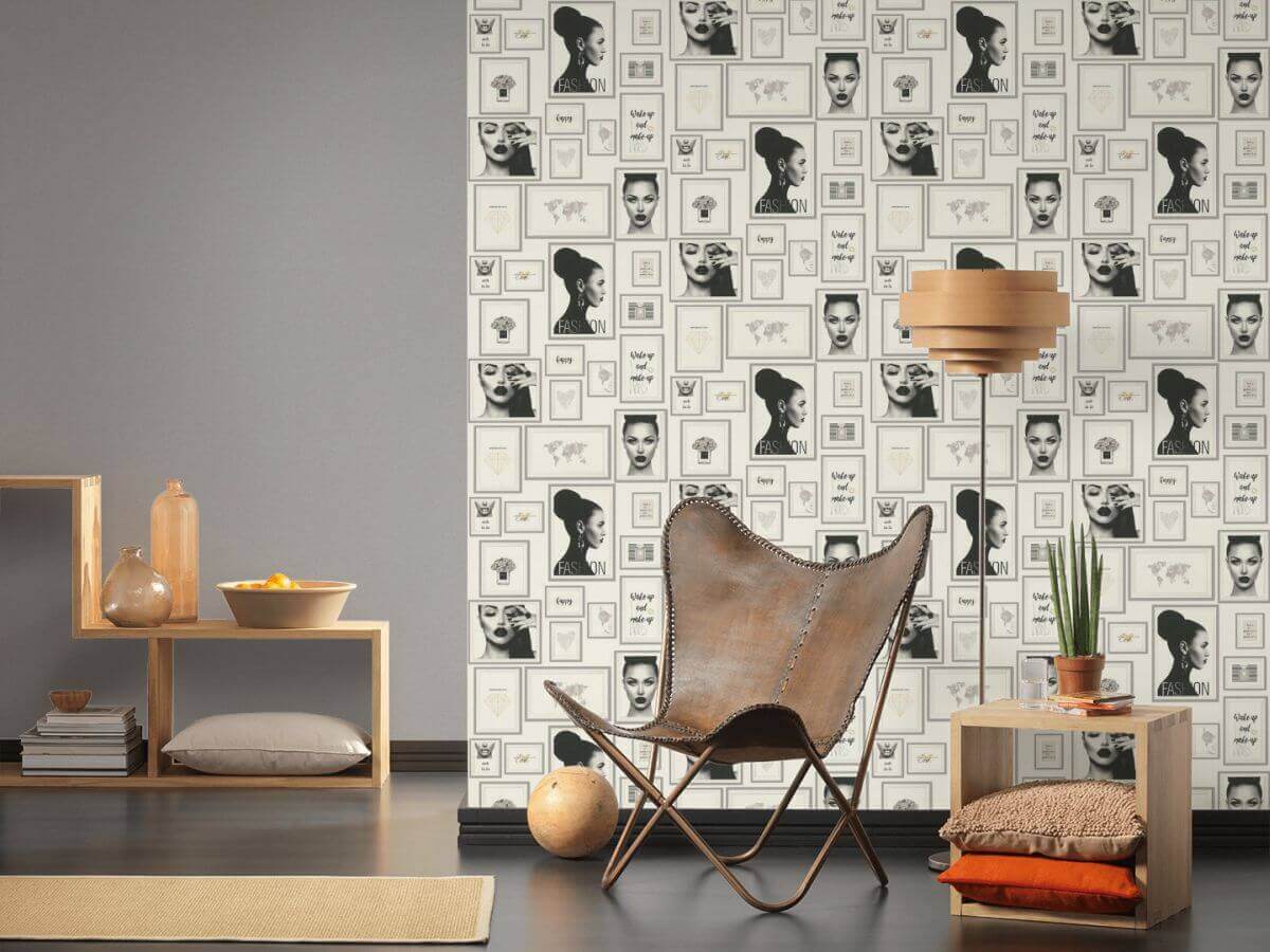 Livingwalls Metallic Unifarben Vliestapete Metropolitan Stories 369323 Produktabbildung 3