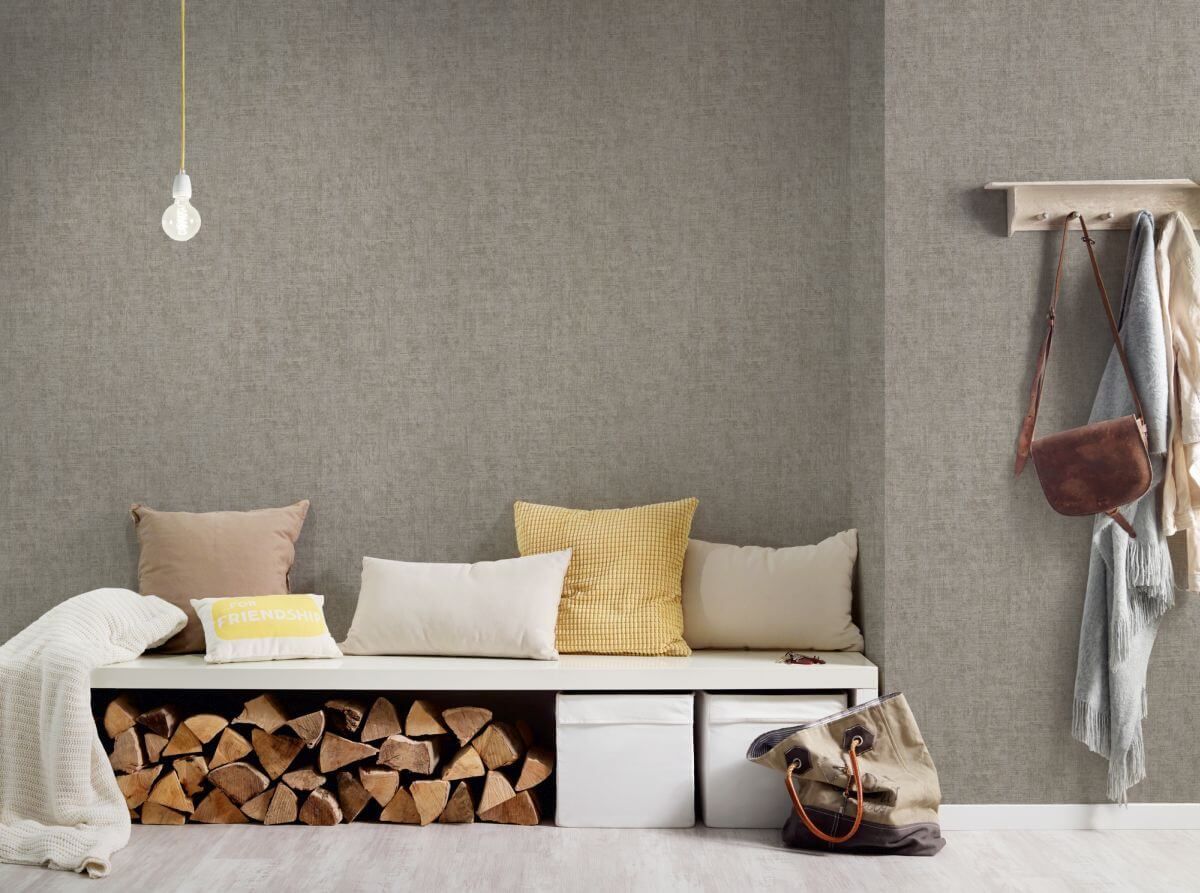 AS Creation Tapete | Einfarbig Braun | Greenery Produktabbildung 3