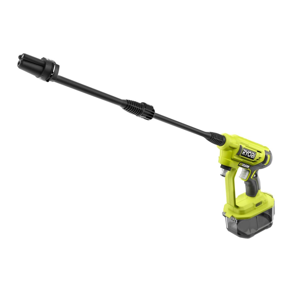 RYOBI mobiler Akku-Mitteldruckreiniger ONE+ 18 V, 22 bar 3-fach Düse, ohne Akku, RY18PW22A-0 Produktabbildung