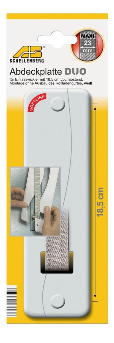 Schellenberg 53903 Abdeckplatte Softline 18,5cm weiß Produktabbildung 2