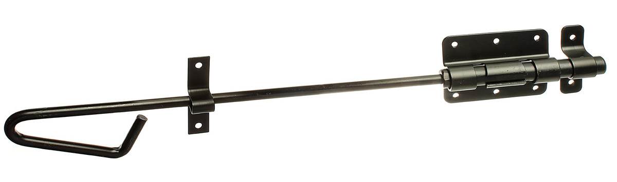 Alberts Bolzen-Stangenriegel,verzinktSchwarz ,bef Schl493Ø 16 Produktabbildung 1