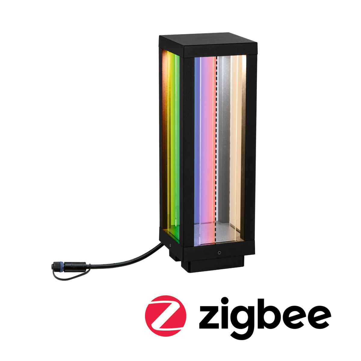 Paulmann Plug & Shine LED Zigbee Wegeleuchte Classic RGBW in Anthrazit 2W 90lm IP44 Produktabbildung