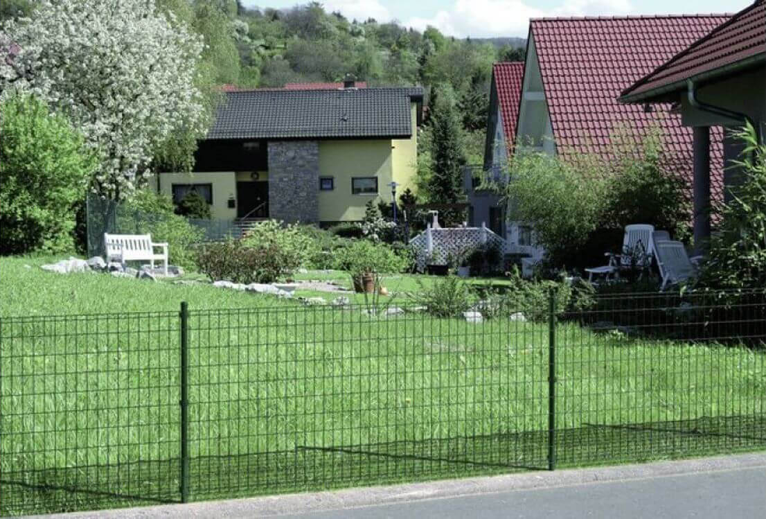 Alberts Zaun-Set Fix-Clip Pro mit Einschlaghülsen, 1,22 m Höhe, 10 m Länge, Grün, Komplettset Produktabbildung 4