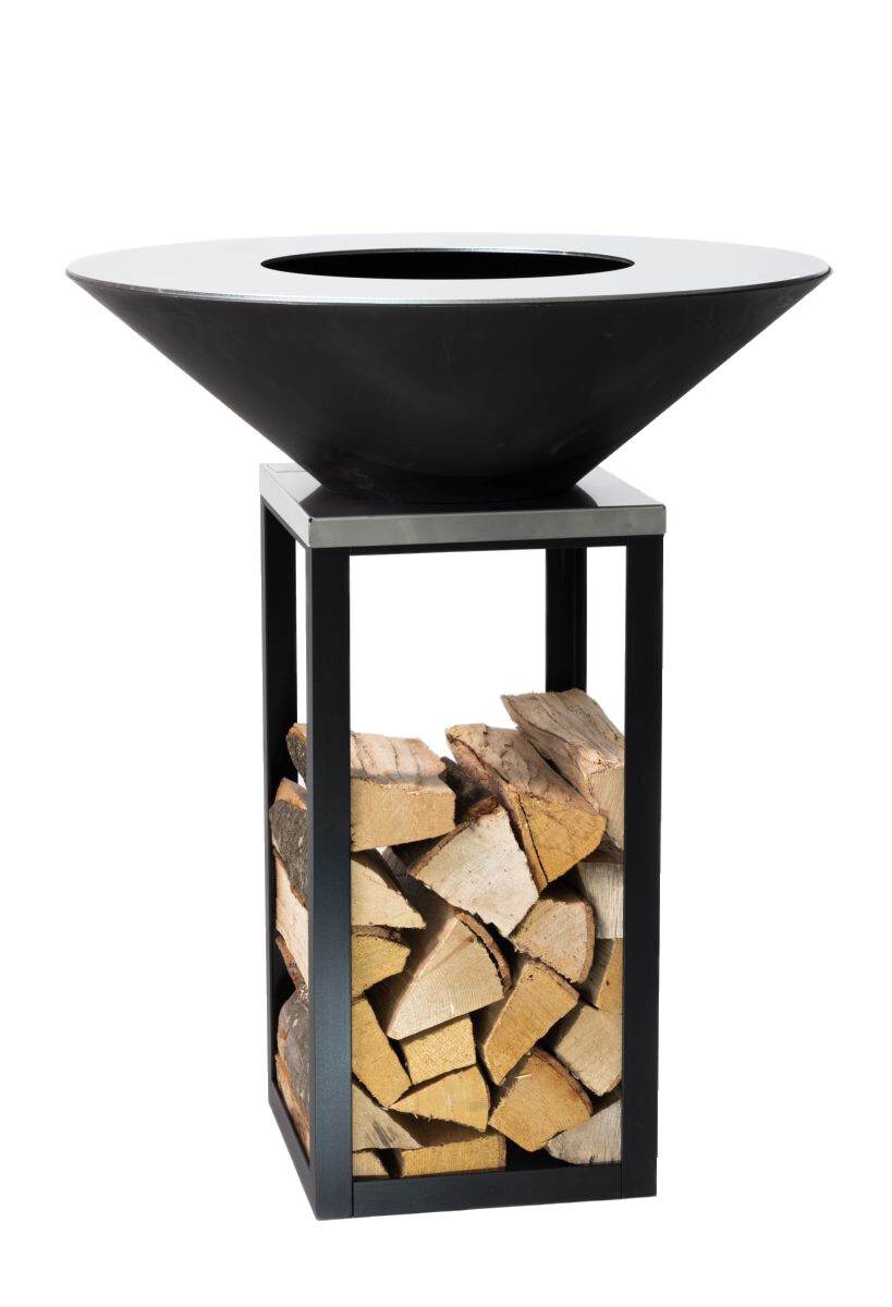 Feu du Jardin Gartenfeuer FYRO 80, rost oder schwarz, Edelstahl, Feuerstelle Grillplatte Feuerplatte Produktabbildung 10