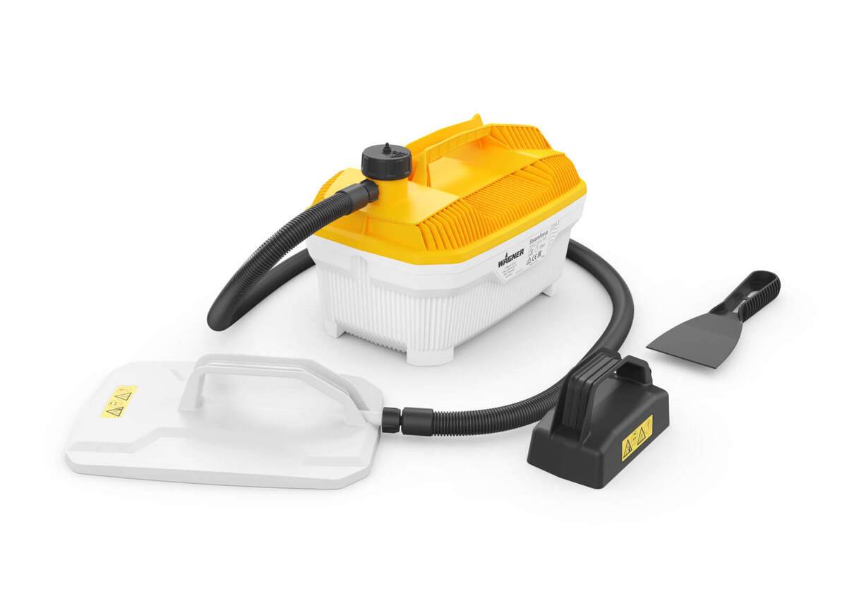 WAGNER SteamForce PLUS Dampftapetenablöser | inkl kleiner Dampfplatte & Spachtel Produktabbildung