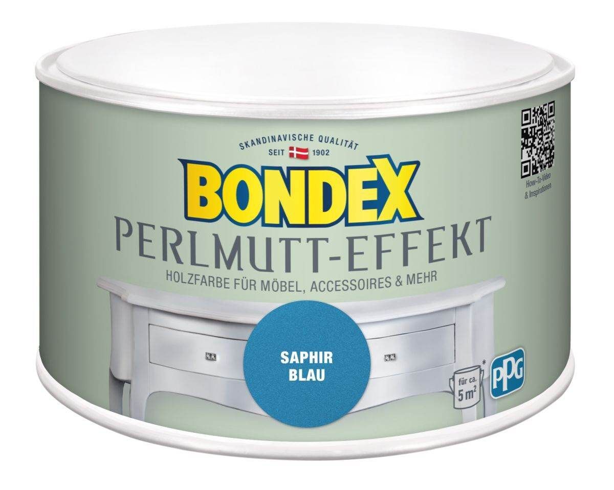 Bondex Perlmutt- Effekt Saphir Blau 0,5l Produktabbildung