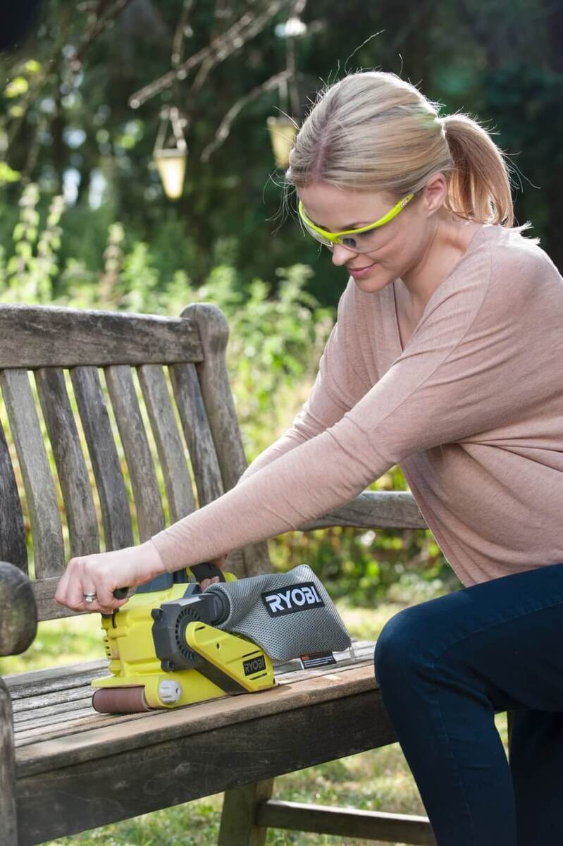 Ryobi Akku-Bandschleifer ONE+ 18 V | Bandschleifmaschine ohne Akku | R18BS-0 Produktabbildung 3