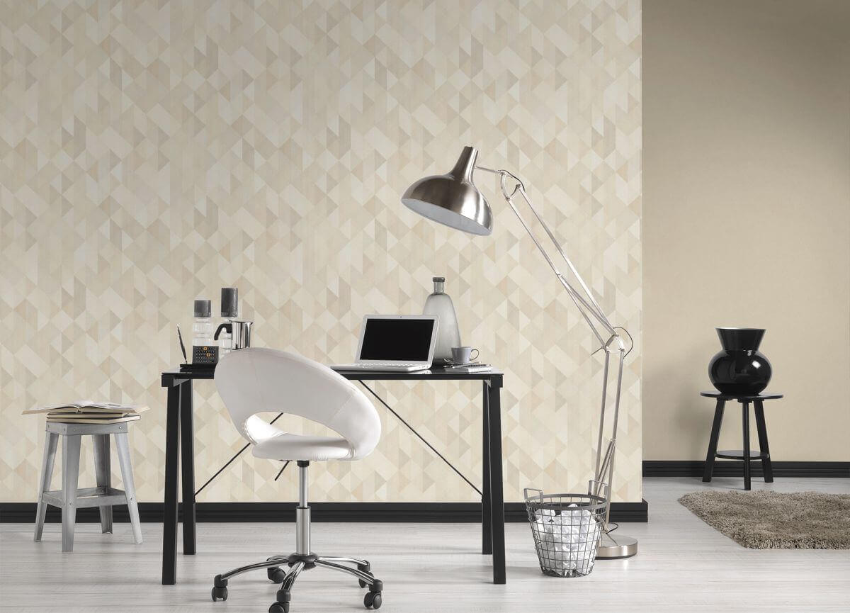 AS Creation Tapete | Geometrisches Muster Beige Braun Grau | Trendwall Produktabbildung 3