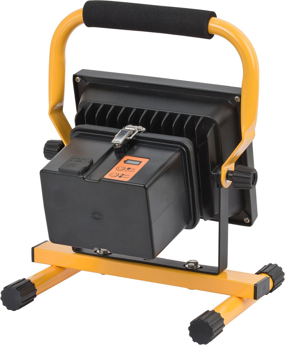 Brennenstuhl Mobile Akku Chip-LED-Leuchte ML CA 130 IP54 30W 2250lm Akku auswechselbar mit Netzteil Produktabbildung 3