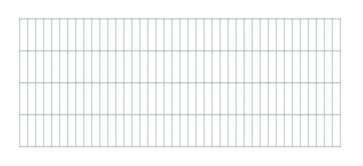 Alberts Doppelstabmatte, 2 m lang, 80 cm hoch, Gittermatte, Feuerverzinkt Produktabbildung