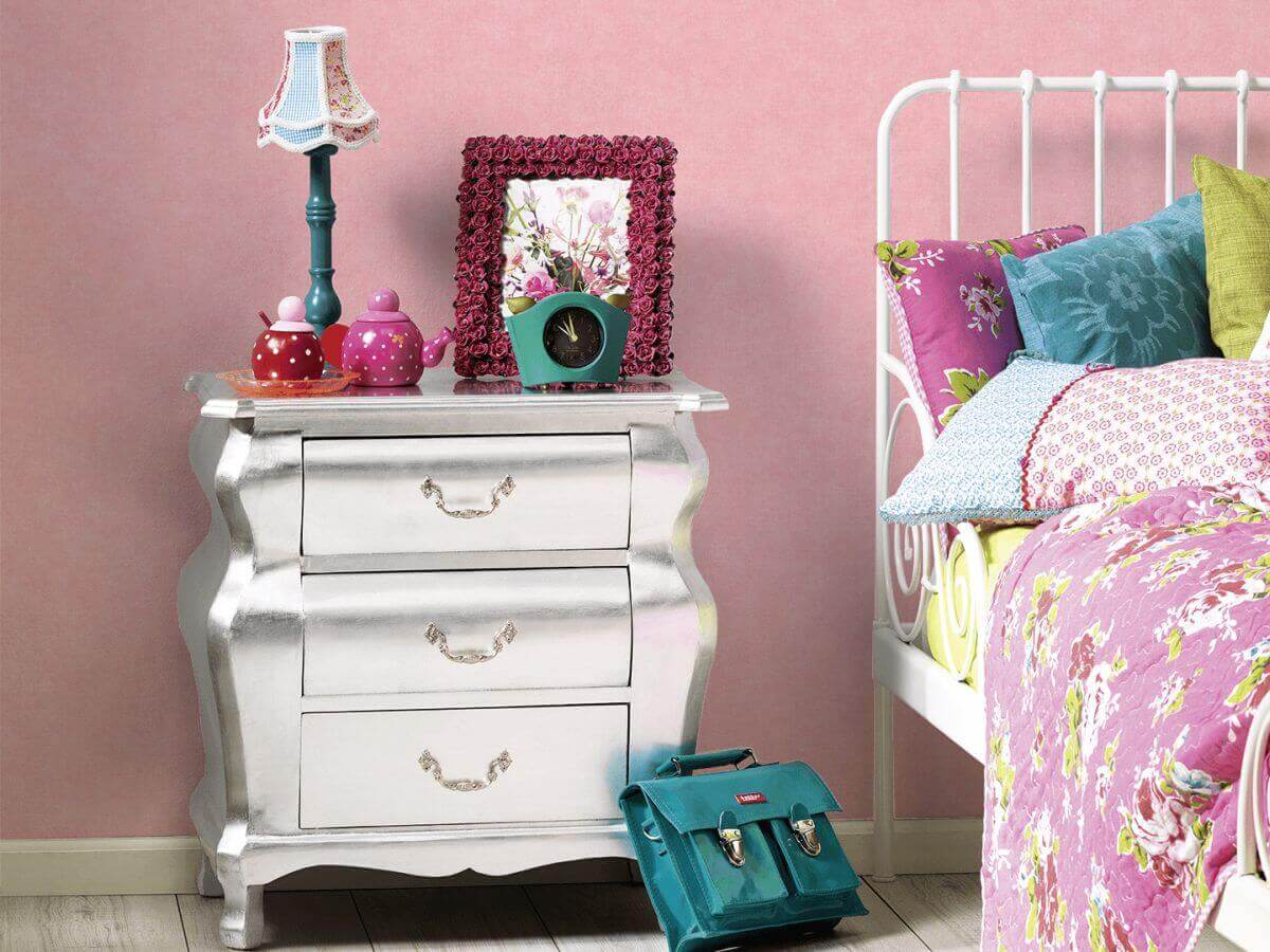 Livingwalls Rosa Unifarben Vliestapete Paradise Garden 367208 Produktabbildung 4