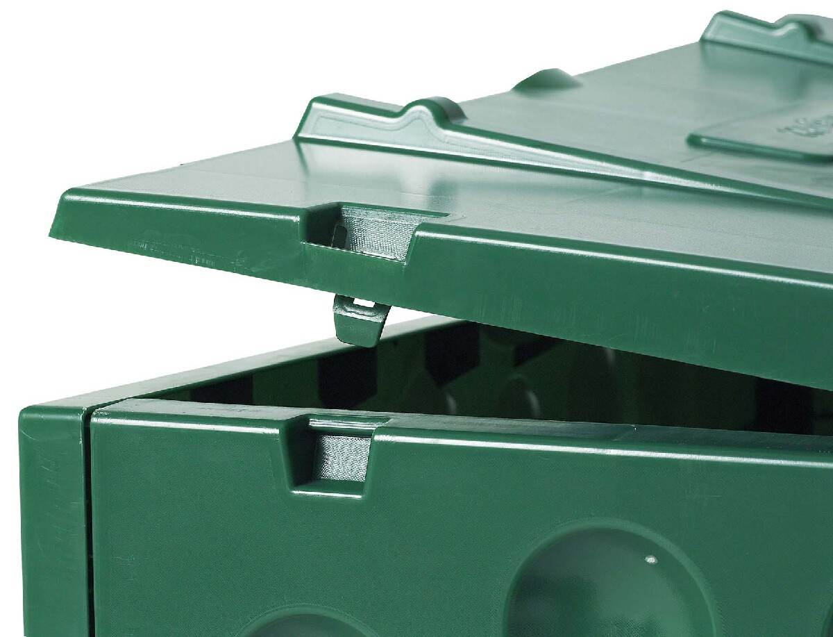 2A-Ware GARANTIA ECO-KING Komposter für den Garten, grün, 600 Liter, Schnellkomposter aus Kunststoff Produktabbildung 4