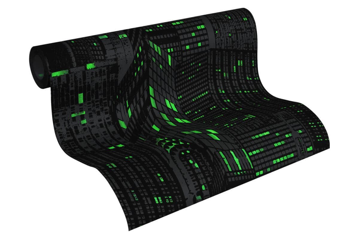 AS Creation Tapete | Kindertapete Metallic Schwarz | Il Decoro Produktabbildung 3