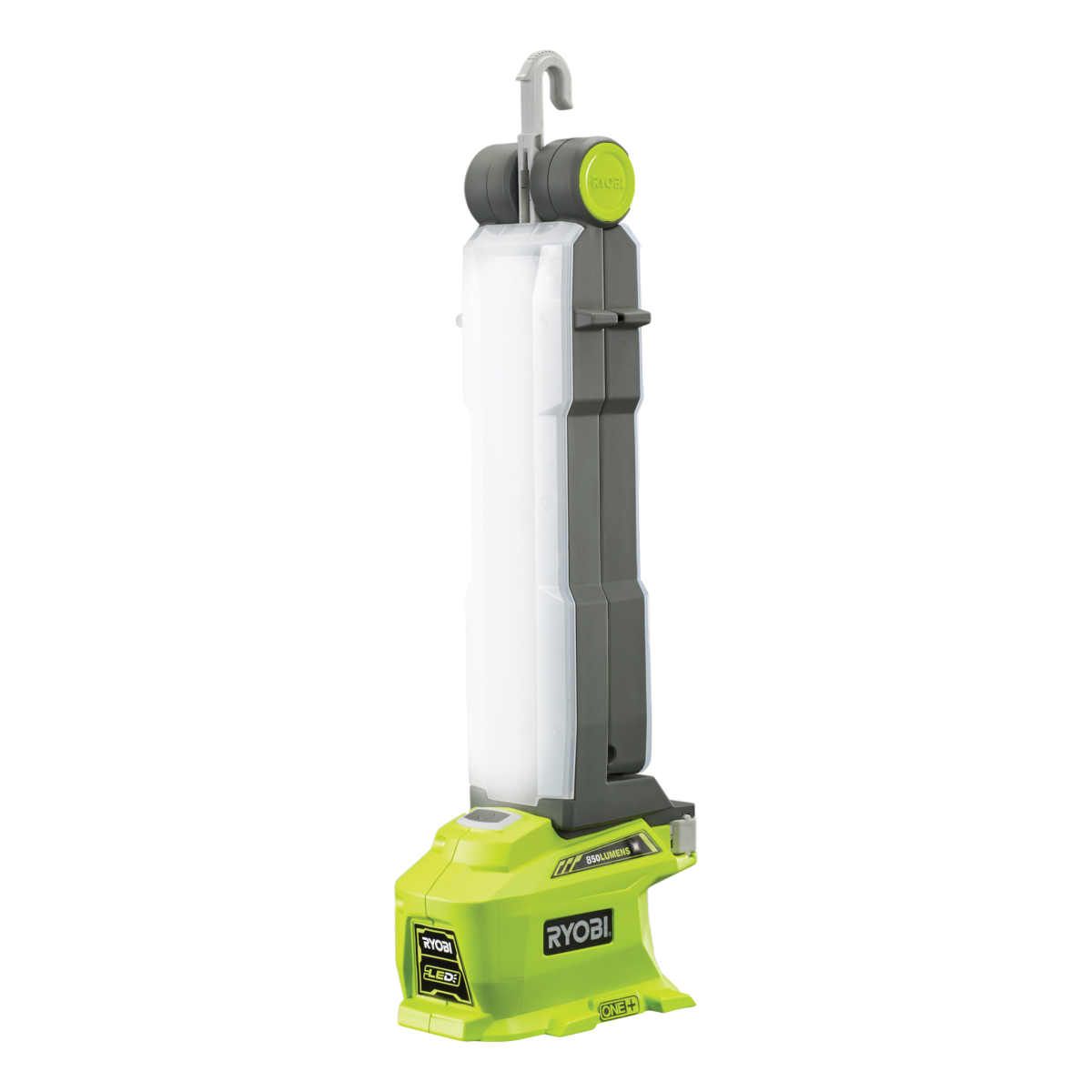 RYOBI Akku-Stableuchte R18ALF-0, ONE+ 18 V, KFZ, Lampe mit 850 Lumen, 20 LEDs, klappbar, 6 Stunden Produktabbildung