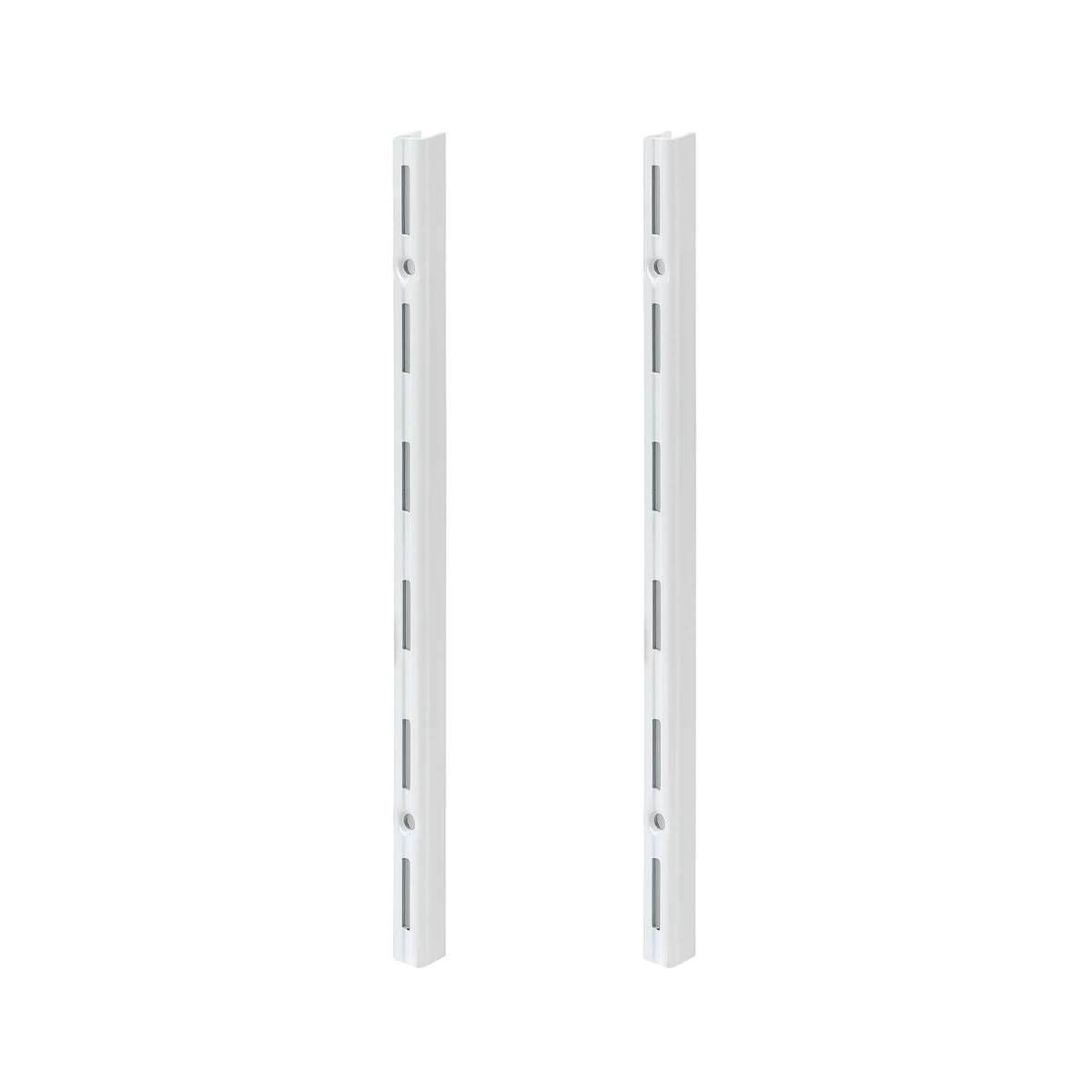 siwitec Wandschienen einreihig in Weiss für individuelle Regalsysteme, verschiedene Grössen Produktabbildung