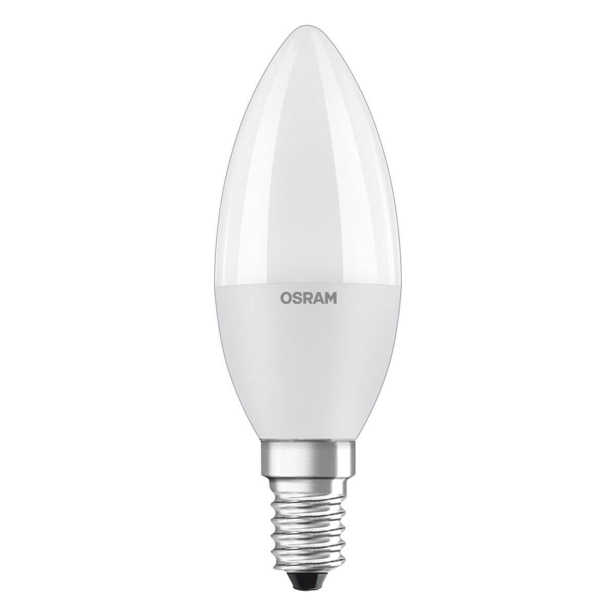 Osram LED Star Classic B 60, 7W = 60W, 806 lm, E14, matt, Warmweiß (2700 K), Kerze Produktabbildung 1