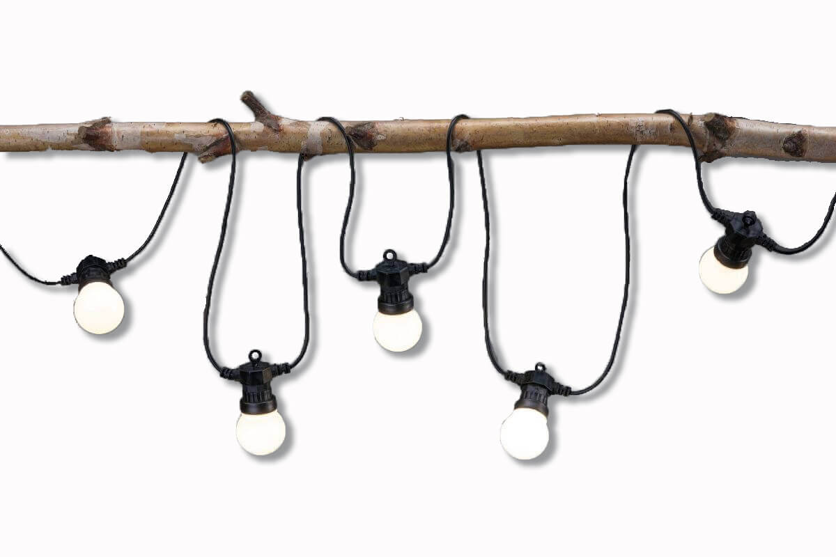 Paulmann Plug & Shine Lichterkette, IP44, 24V, Länge 6,8 m, Warmweiß (3000 K) Produktabbildung