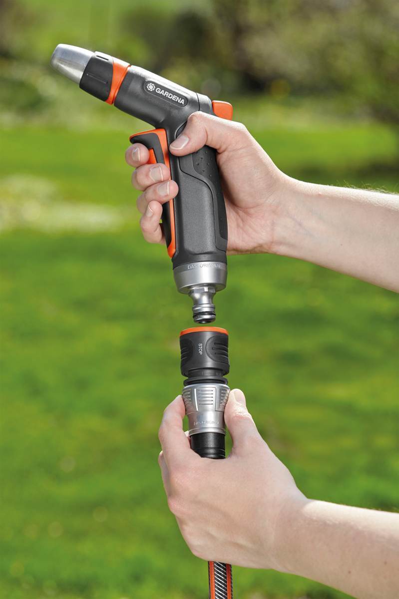 Gardena Wasserstop Premium| 13 bis 15 mm | 1|2'''' - 5|8'''' | schneller Anschluss und Gerätewechsel | SB Produktabbildung 3