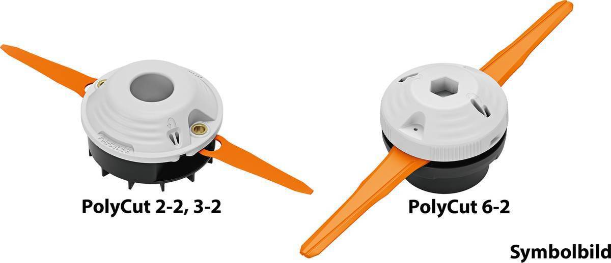 STIHL Mähkopf PolyCut 3-2 | 2 bewegliche Kunststoffmesser | für Elektro-Motorsense | Sensen-Zubehör Produktabbildung 2
