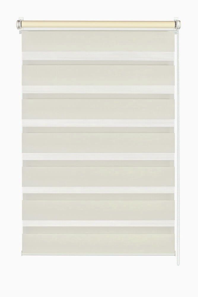YOURSOL EasyFix Doppelrollo, Abdunklung für Fenster, Klemm-Rollo ohne Bohren, 45 x 150 cm, Beige Produktabbildung