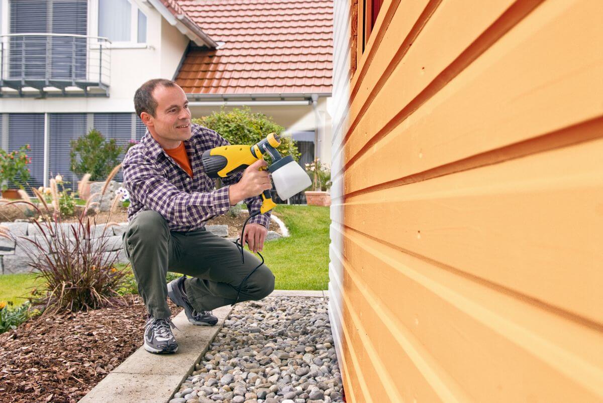 WAGNER W 100 Farbsprühsystem für Lacke & Lasuren | Farbspritzgerät für Holz & Metall Produktabbildung 3