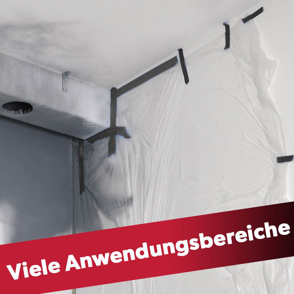 siwitec Baufolie Typ 100, 2 m x 50 m, starke Folie zur Renovierung, Sanierung und für Baustellen Produktabbildung 6