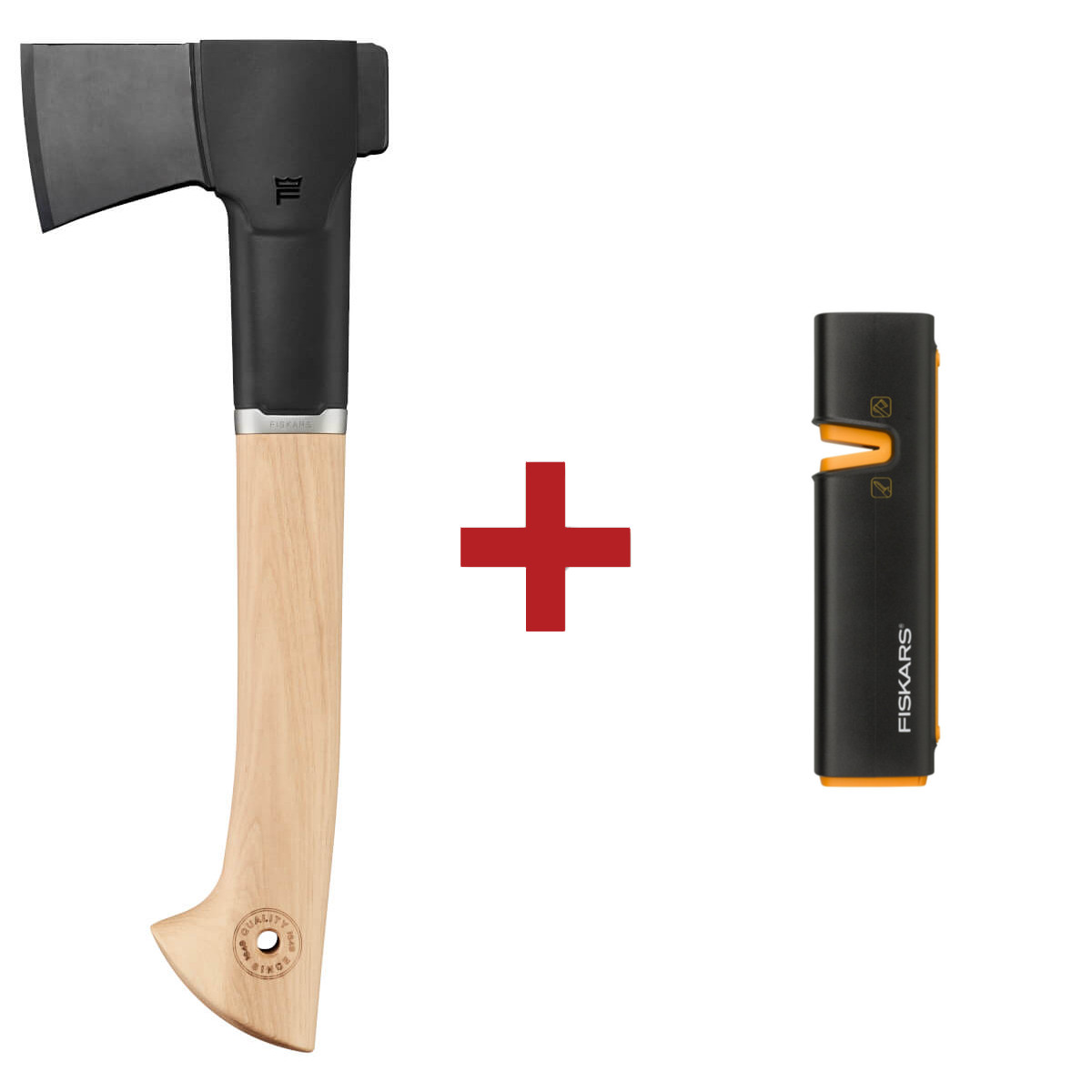 Fiskars Set: Norden Axt N7 + Xsharp Axt- und Messerschärfer Produktabbildung 1