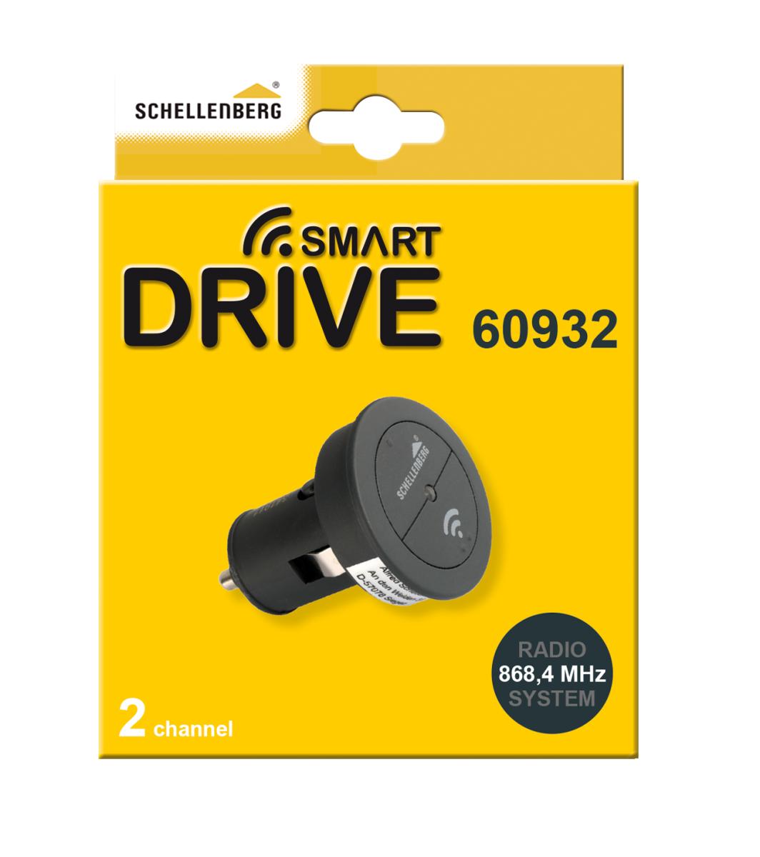 Schellenberg Funk-Autosender 868 MHz, Garagentoröffner, Fernbedienung für Tore, 12V Batterie Produktabbildung 6