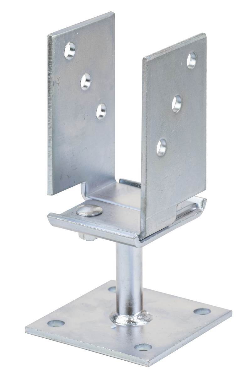 Alberts U-Pfostenträger, verstellbar, Typ 375, verzinkt, zum Aufschrauben 71-131 Produktabbildung 1