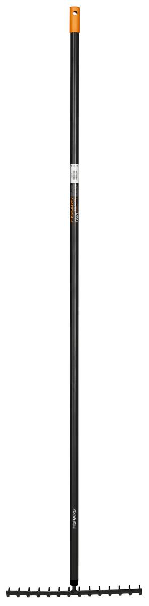 Fiskars Solid Rechen mit leichtem Aluminium-Stiel und Kopf aus gehärtetem Karbonstahl Produktabbildung 2