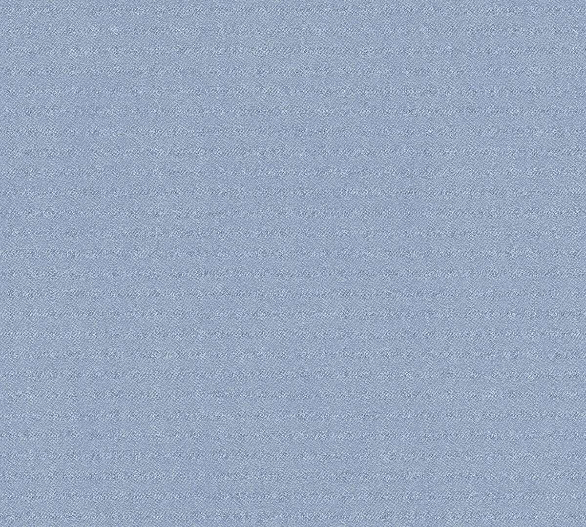 AS Creation Tapete Blooming Blau | Einfarbige Tapete | Unifarben Produktabbildung 1