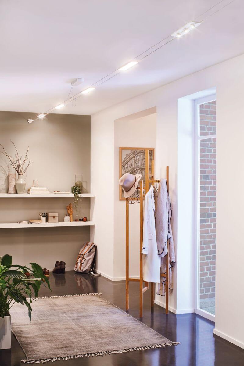 Paulmann 2Line LED Seilsystem Basisset Lenny,  3 x 4,6 W, DC 24V, 12 m, Warmweiß (2700 K) Produktabbildung 4