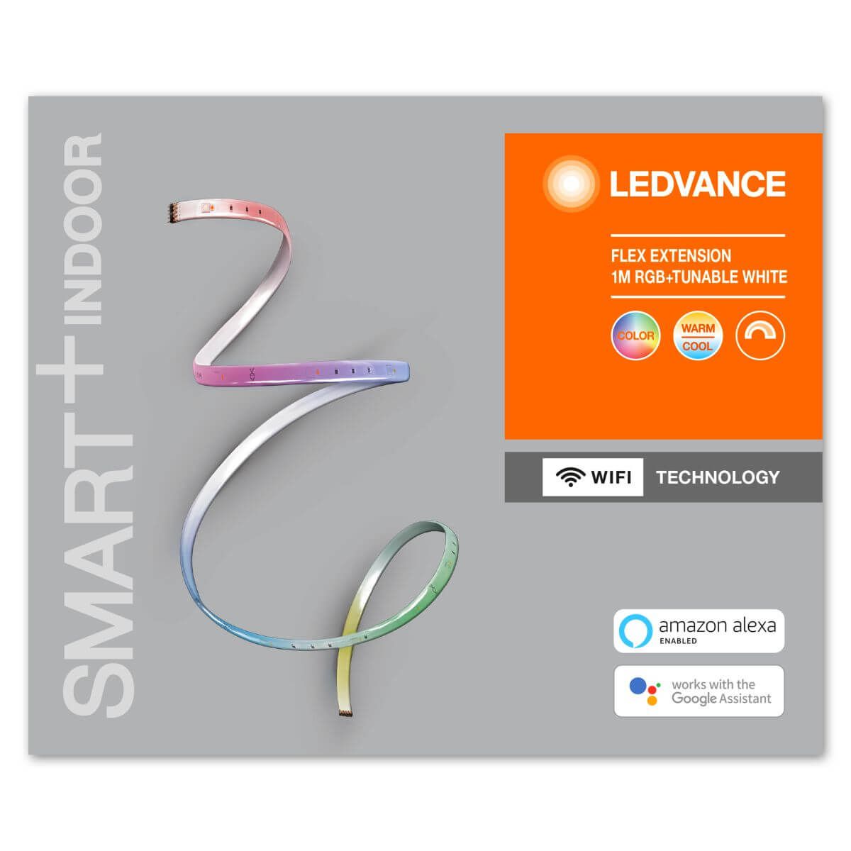 Ledvance SMART+ WiFi LED Strip Flex, 3,6 W, 320 lm, 2000 - 6500 K, RGBTW, Dimmbar, 1m Extension Produktabbildung 2