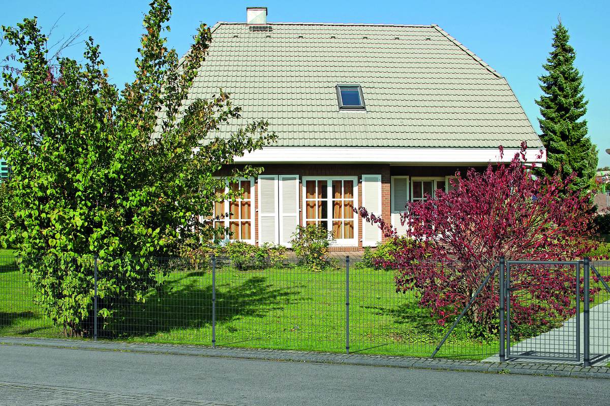 Alberts Zaun-Set Fix-Clip Pro mit Einschlaghülsen, 1,53 m Höhe, 25 m Länge, Anthrazit, Komplettset Produktabbildung 3