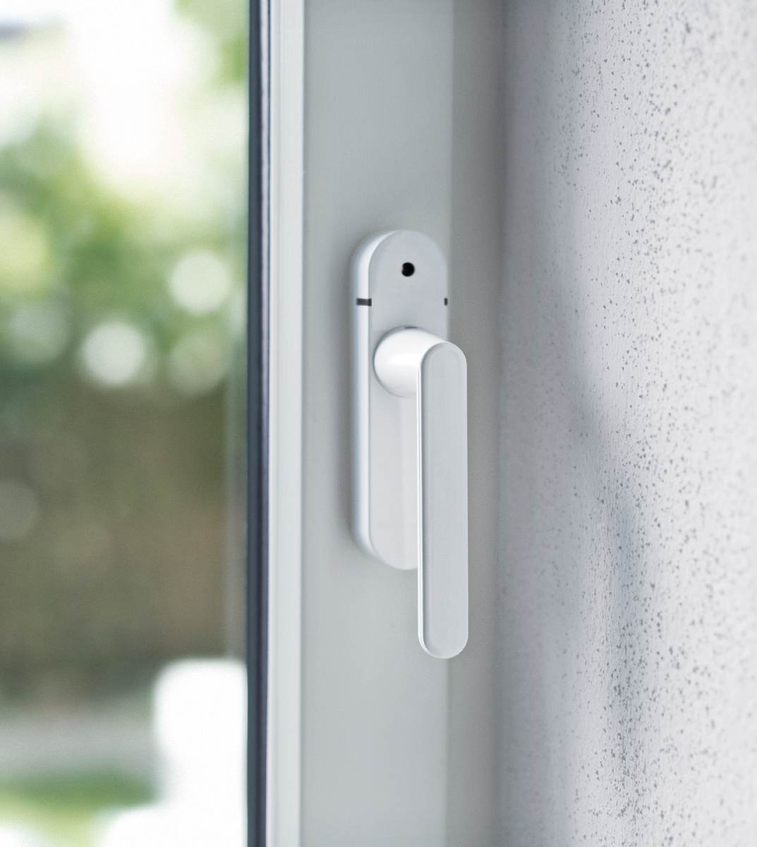 Schellenberg Fenstergriff mit Alarmfunktion, 32-43 mm Stiftlänge, 118 dBA, mit Batterien, Weiß Produktabbildung 6