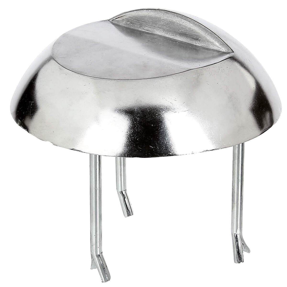 Alberts Auflaufstütze aus Aluminium, ungelocht, für Einbetonierung, Ø 205 mm, Höhe 65 mm, Anschlaghöhe 17 mm Produktabbildung 1