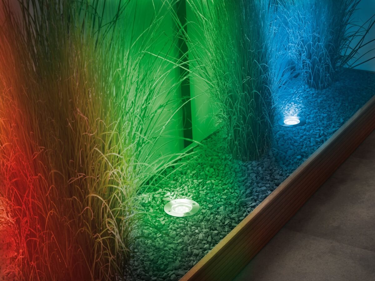 Paulmann Outdoor Plug & Shine Boden EBL, 3,6 W = 30 W, 200 lm, IP65, RGBW, 24 V, Zigbee Produktabbildung 10