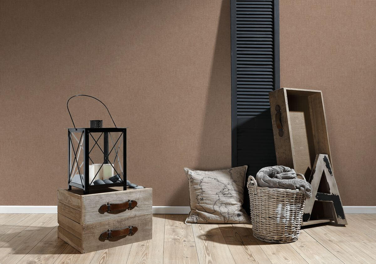 Livingwalls Braun Unifarben Strukturen Vliestapete Metropolitan Stories 369251 Produktabbildung 6