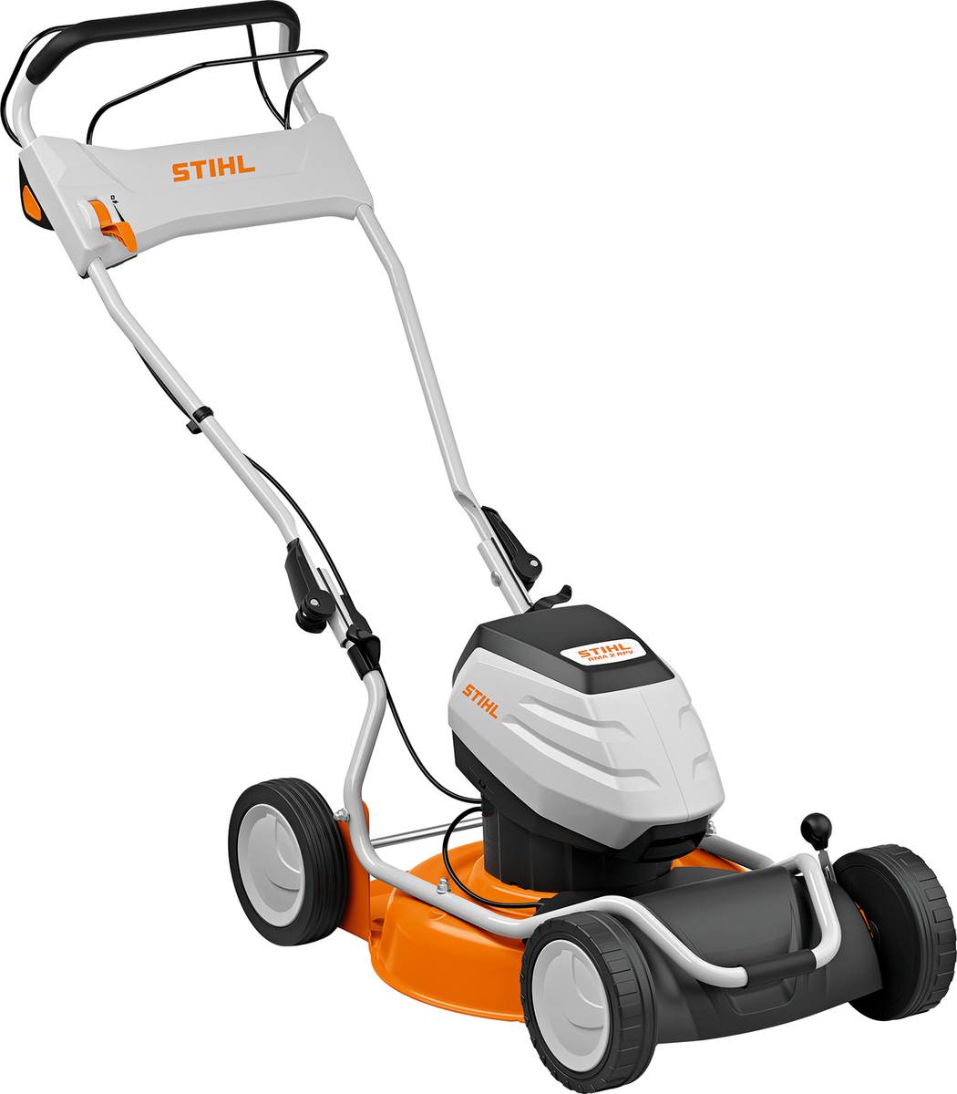 STIHL Akku-Mulchmäher RMA 2 RPV 46cm Schnittbreite für mittelgroße Rasenfläche, ohne Akku Ladegerät Produktabbildung