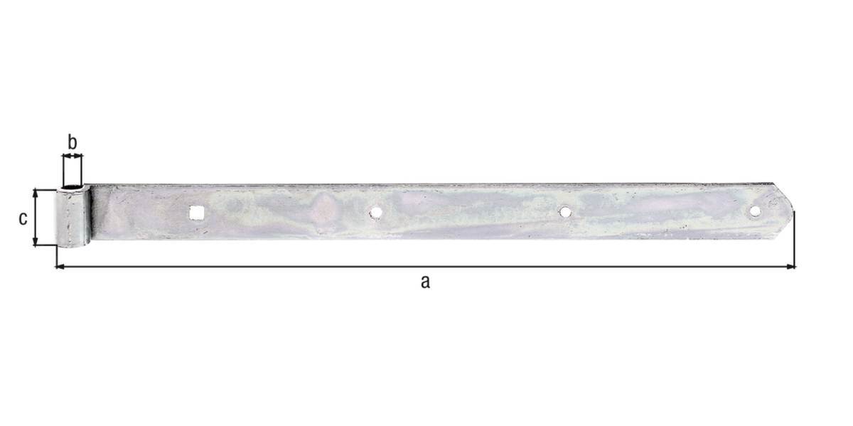 Alberts Ladenband gerade|abgerundet,verzinkt,500, Ø 13 Produktabbildung 2