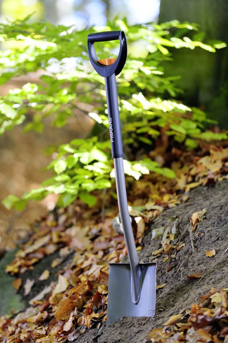 Fiskars-Set SmartFit Teleskop-Spaten, spitz | inklusive Handschuhe Produktabbildung 5