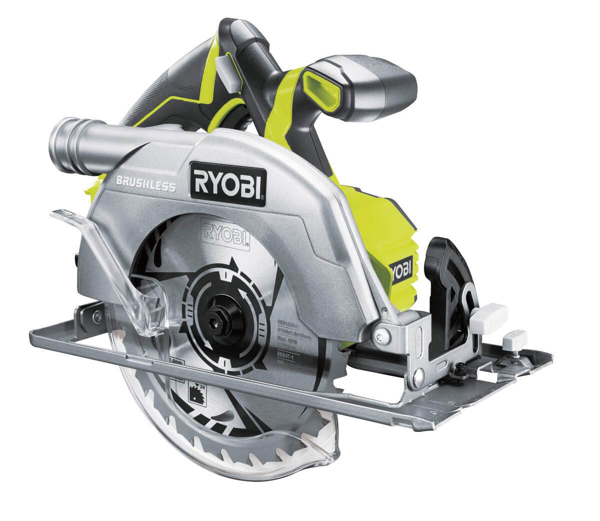 Ryobi Brushless Akku-Handkreissäge ONE+ 18 V, Kreissäge ohne Akku, R18CS7-0 Produktabbildung