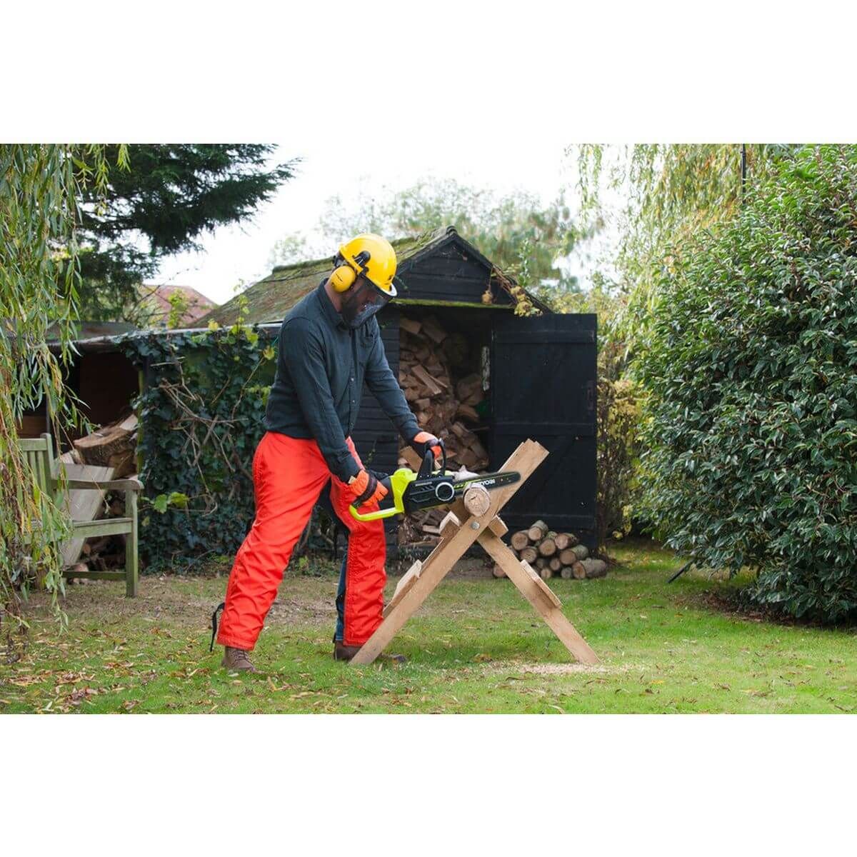 B-Ware Ryobi Akku-Kettensäge ONE+ 18 V ohne Akku OCS1830 Produktabbildung 3