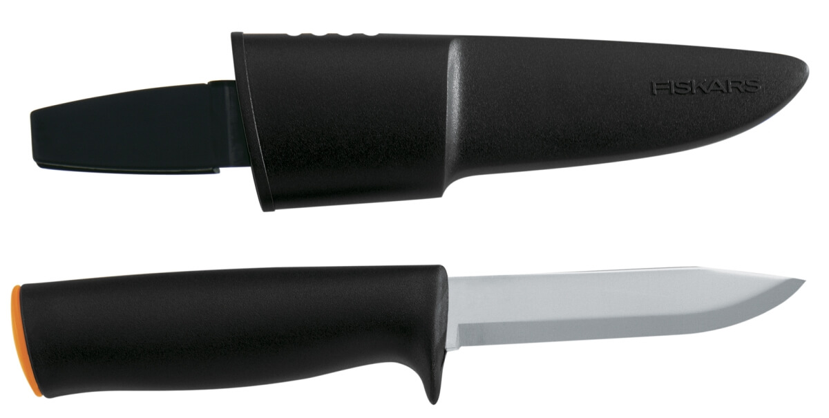 Fiskars K40 Universalmesser - Schwimmmesser, Gartenmesser, Jagdmesser Produktabbildung 1