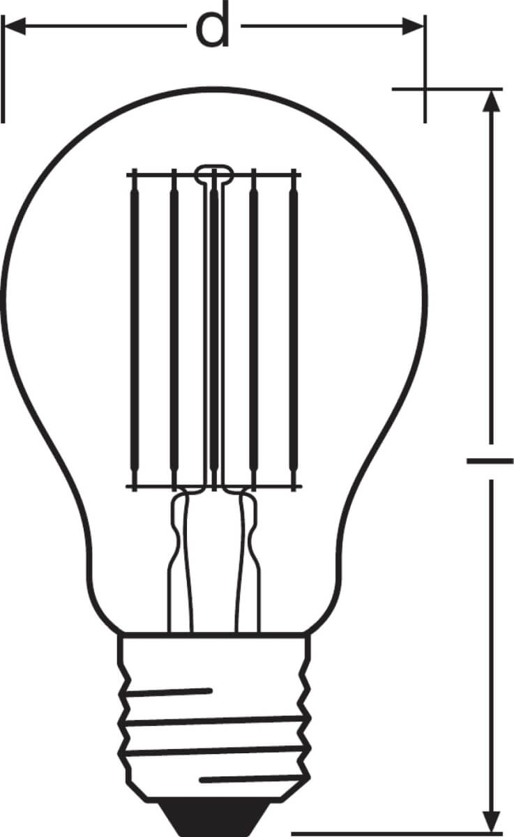 Osram LED STAR Classic A100, 10W = 100W, 1521 lm, E27, Neutralweiß (4000 K), Filament, Retrofit Produktabbildung 3